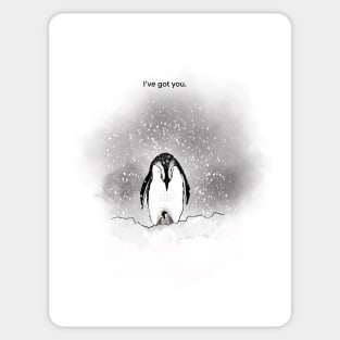 I’ve got you, penguin, spirt animals Sticker